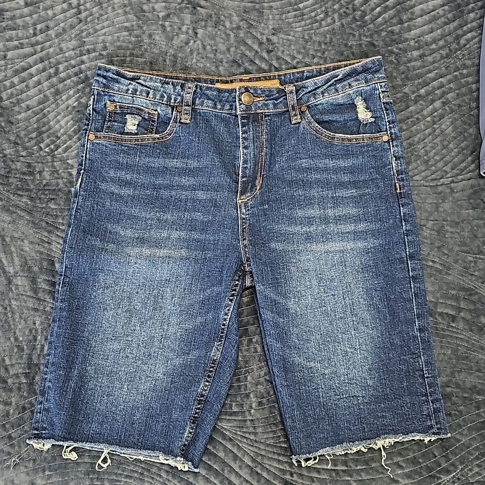 Joe's Jeans Boys' Stretch Blue Denim Shorts - Big Kid Size 18